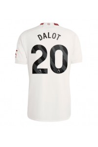 Fotbalové Dres Manchester United Diogo Dalot #20 Třetí Oblečení 2023-24 Krátký Rukáv